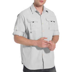 Breathable Fishing Shirt with Net Inside