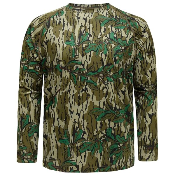 Fishing Hunting Jungle Camouflage Crewneck Shirt