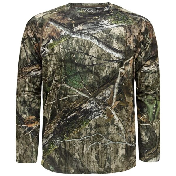 Fishing Hunting Jungle Camouflage Crewneck Shirt