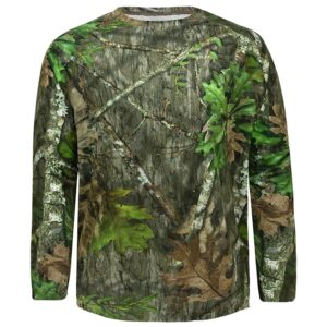 Fishing Hunting Jungle Camouflage Crewneck Shirt