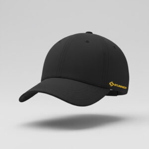 The Stunner | Classic Logo Baseball Cap (Black/Yellow)