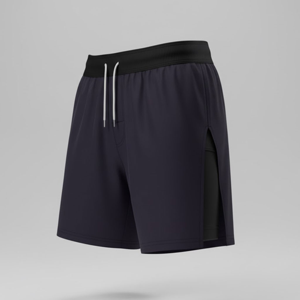 The Stunner | Kinetic 2-in-1 Trainer Shorts (Navy/Black)